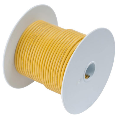 Ancor Yellow 18 AWG Tinned Copper Wire - 35' [181003] - Bulluna.com
