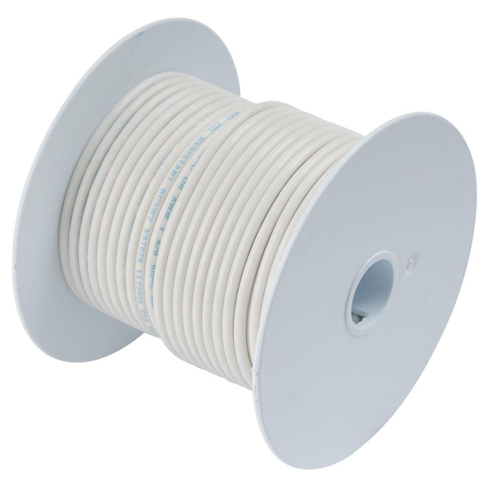Ancor White 14 AWG Tinned Copper Wire - 250' [104925] - Bulluna.com