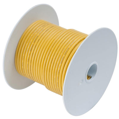 Ancor Yellow 14 AWG Tinned Copper Wire - 18' [185003] - Bulluna.com
