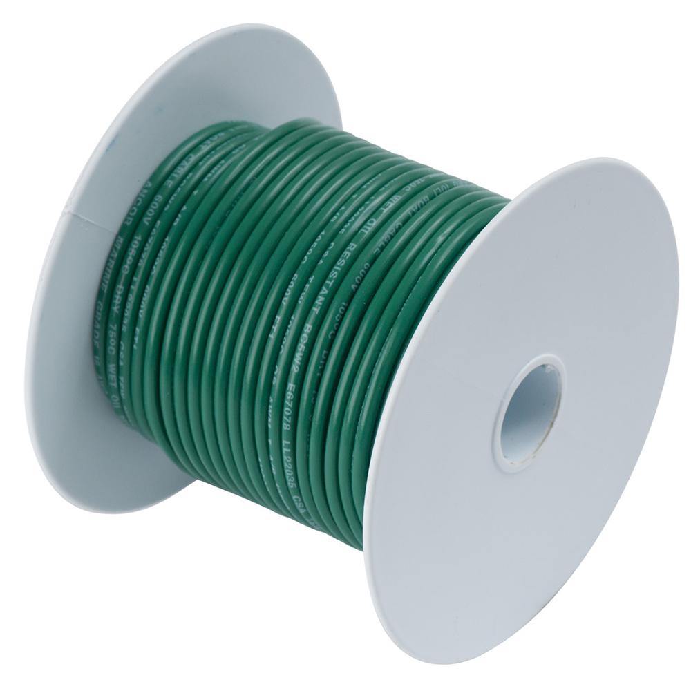 Ancor Green 12 AWG Tinned Copper Wire - 25' [106302] - Bulluna.com