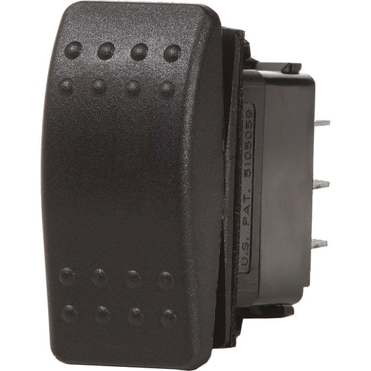 Blue Sea 7933 Contura II Switch SPDT Black - (ON)-OFF-(ON) [7933] - Bulluna.com