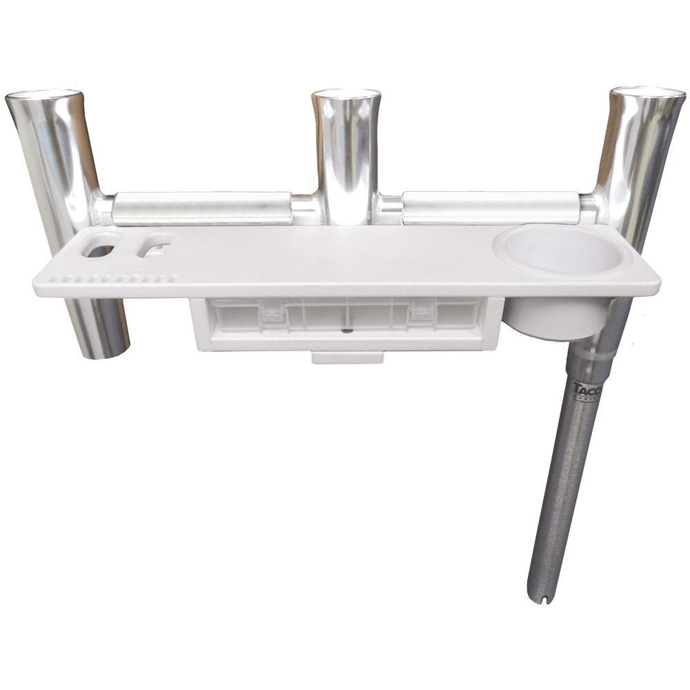 TACO Deluxe Trident Rod Holder Cluster Offset w/Tool Caddy [F31-0781BXY-1] - Bulluna.com