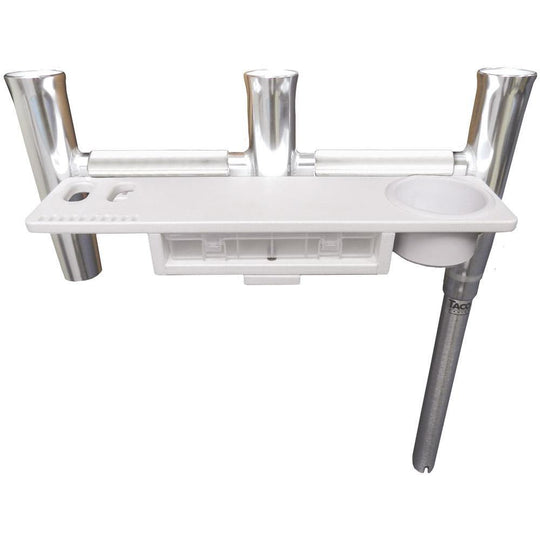 TACO Deluxe Trident Rod Holder Cluster Offset w/Tool Caddy [F31-0781BXY-1] - Bulluna.com