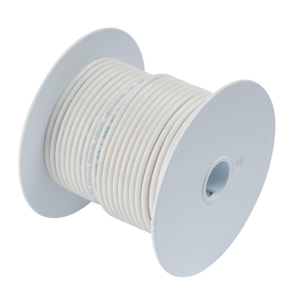 Ancor White 6 AWG Tinned Copper Wire - 25' [112702] - Bulluna.com