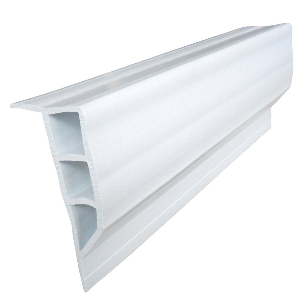 Dock Edge Standard PVC Full Face Profile - 16' Roll - White [1160-F] - Bulluna.com