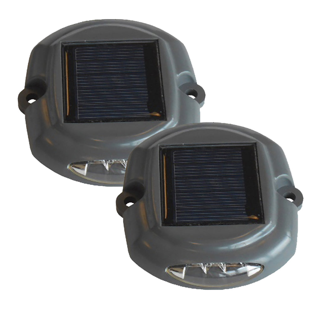 Dock Edge Docklite Solar Dock & Deck Light - 2-Pack [96-262-F] - Bulluna.com