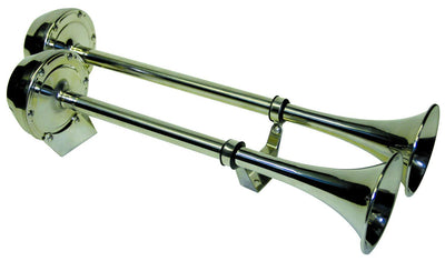 Fiamm Airtone Stainless Steel Twin Electric Horns - Bulluna.com