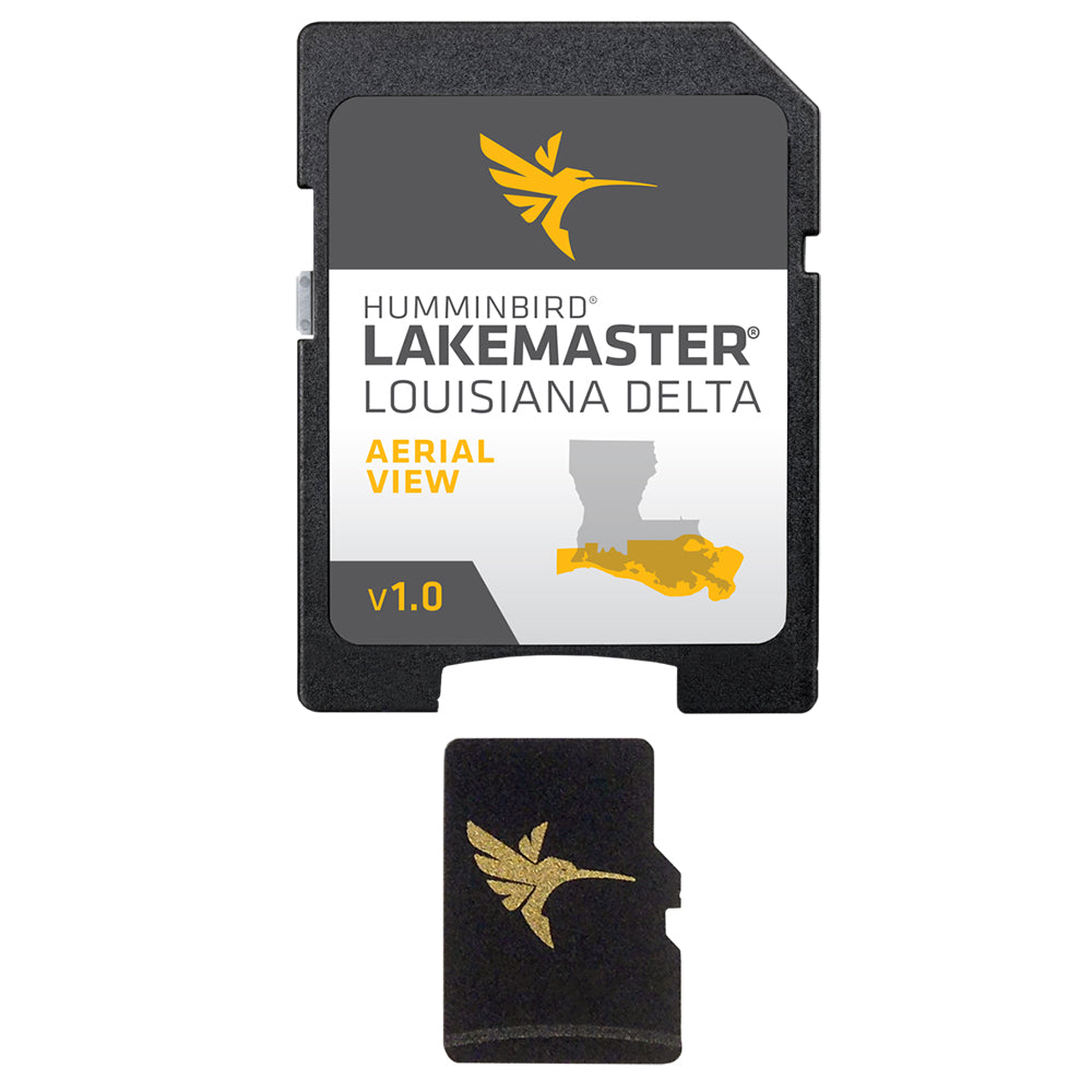 Humminbird LakeMaster Aerial Satellite View - Louisiana Delta [600050-1] - Bulluna.com