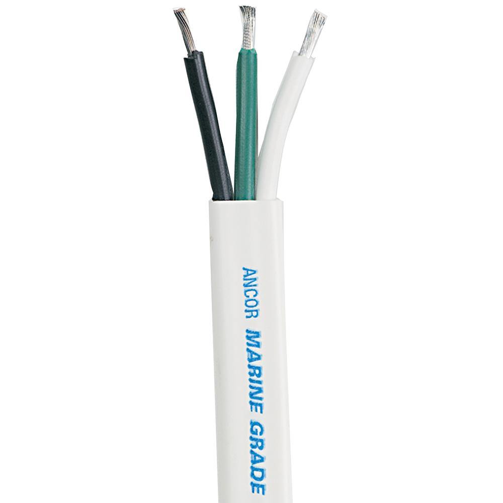 Ancor White Triplex Cable - 14/3 AWG - Flat - 250' [131525] - Bulluna.com