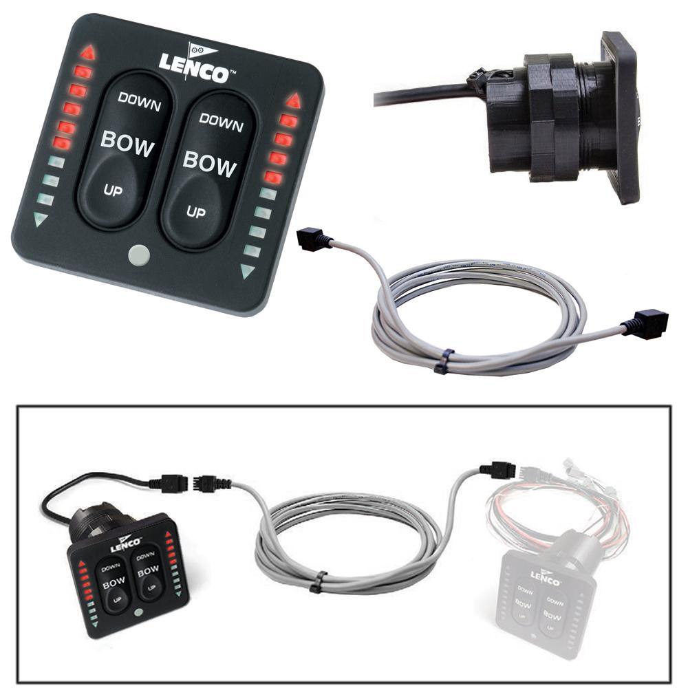Lenco Flybridge Kit f/ LED Indicator Key Pad f/All-In-One Integrated Tactile Switch - 30' [11841-003] - Bulluna.com
