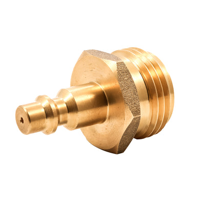 Camco Blow Out Plug - Brass - Quick-Connect Style [36143] - Bulluna.com