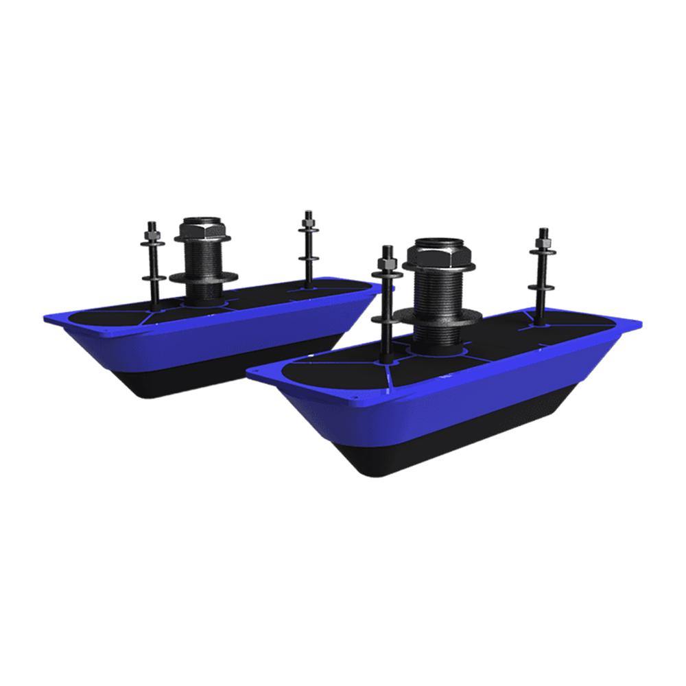 Navico StructureScan 3D Stainless Steel Thru-Hull Transducer - Pair [000-13560-001] - Bulluna.com