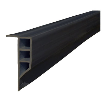Dock Edge Standard PVC Full Face Profile - 16' Roll - Black [1163-F] - Bulluna.com