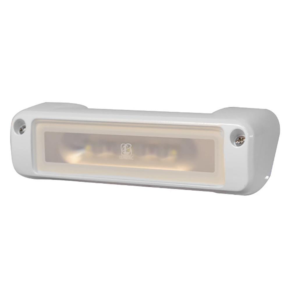 Lumitec Perimeter Light - White Finish - White/Red Dimming [101477] - Bulluna.com