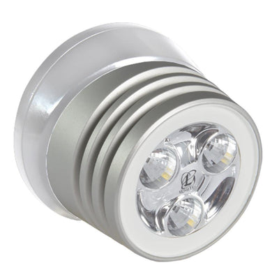Lumitec Zephyr LED Spreader/Deck Light - Brushed White Base - White Non-Dimming [101325] - Bulluna.com