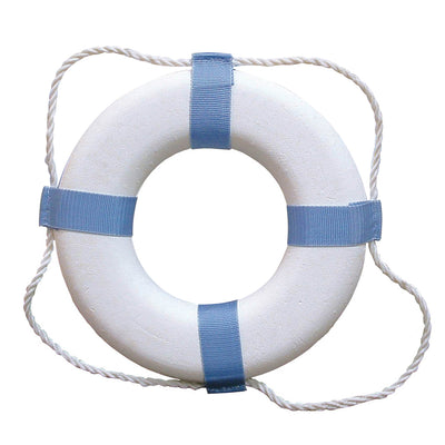 Taylor Made Decorative Ring Buoy - 25" - White/Blue - Not USCG Approved [373] - Bulluna.com