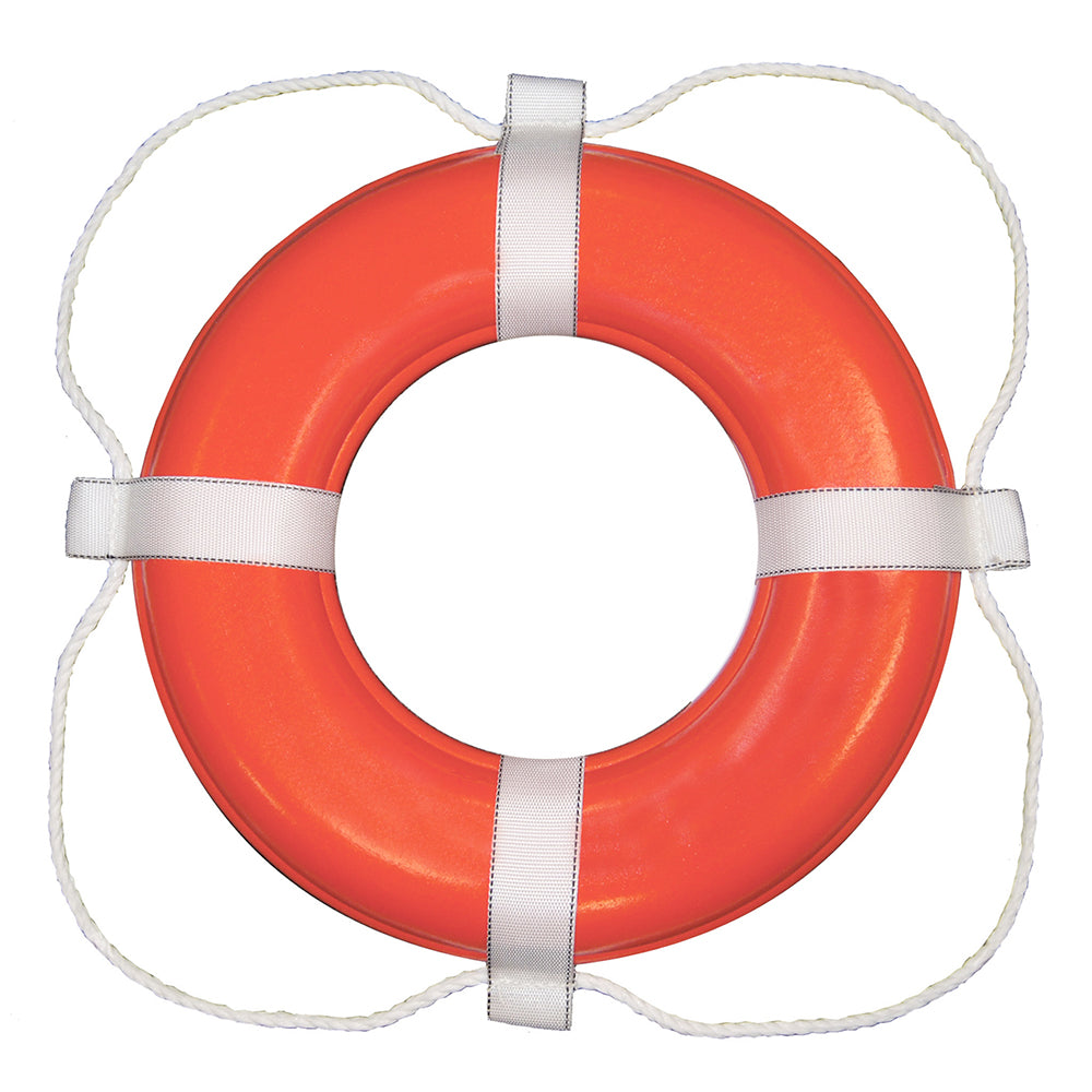 Taylor Made Foam Ring Buoy - 24" - Orange w/White Grab Line [364] - Bulluna.com