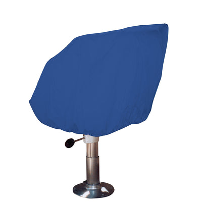 Taylor Made Helm/Bucket/Fixed Back Boat Seat Cover - Rip/Stop Polyester Navy [80230] - Bulluna.com