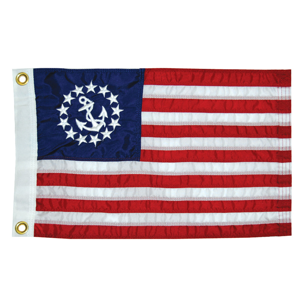 Taylor Made 16" x 24" Deluxe Sewn US Yacht Ensign Flag [8124] - Bulluna.com