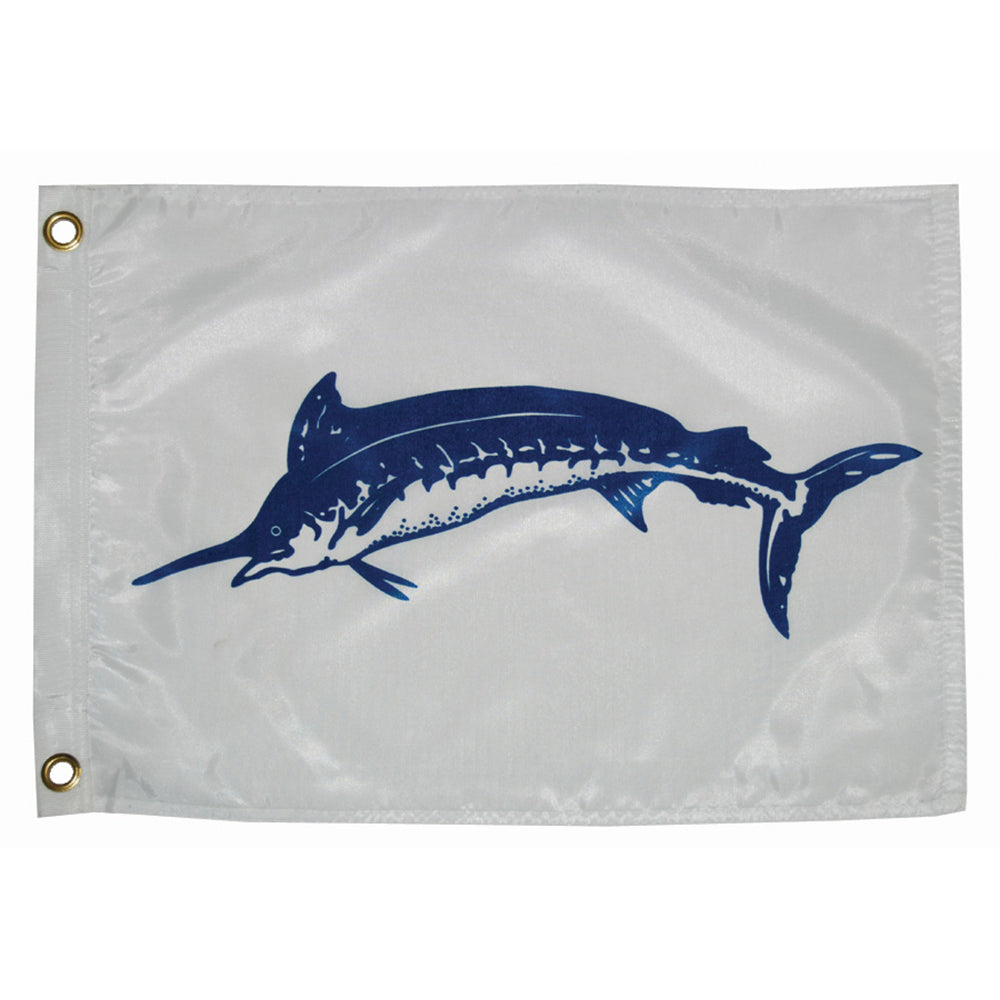 Taylor Made 12" x 18"  Blue Marlin Flag [2918] - Bulluna.com