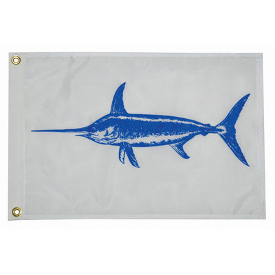 Taylor Made 12" x 18" Swordfish Flag [4418] - Bulluna.com