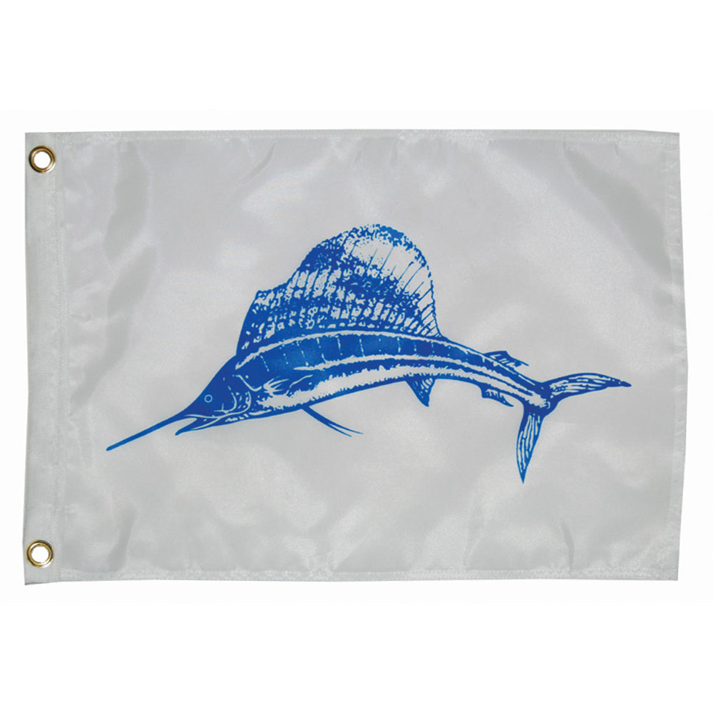 Taylor Made 12" x 18" Sailfish Flag [2818] - Bulluna.com