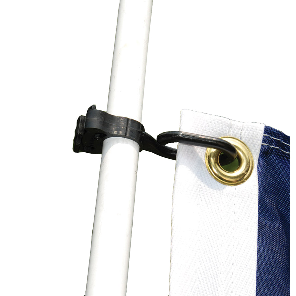 Taylor Made Charlevoix Burgee and Antenna Cli (Pair) [57925] - Bulluna.com