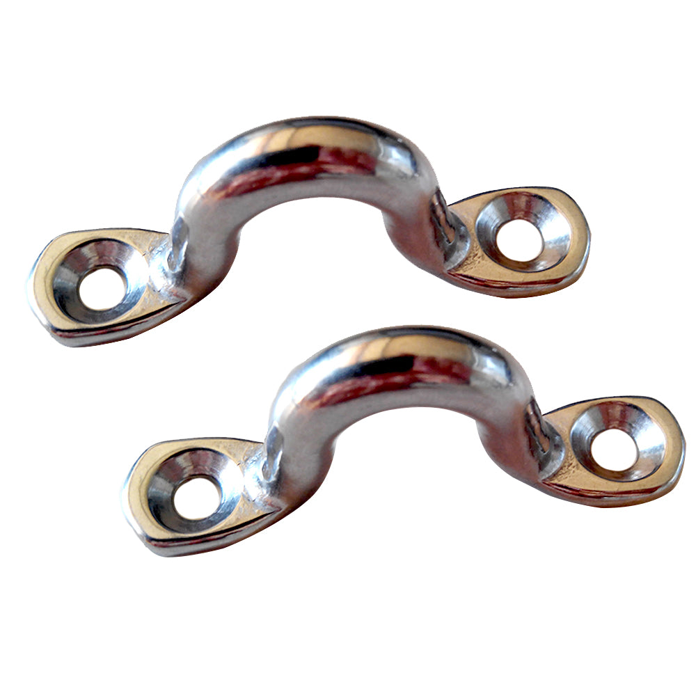 Taylor Made Eye Strap Chrome Zamak - Pair [1225] - Bulluna.com