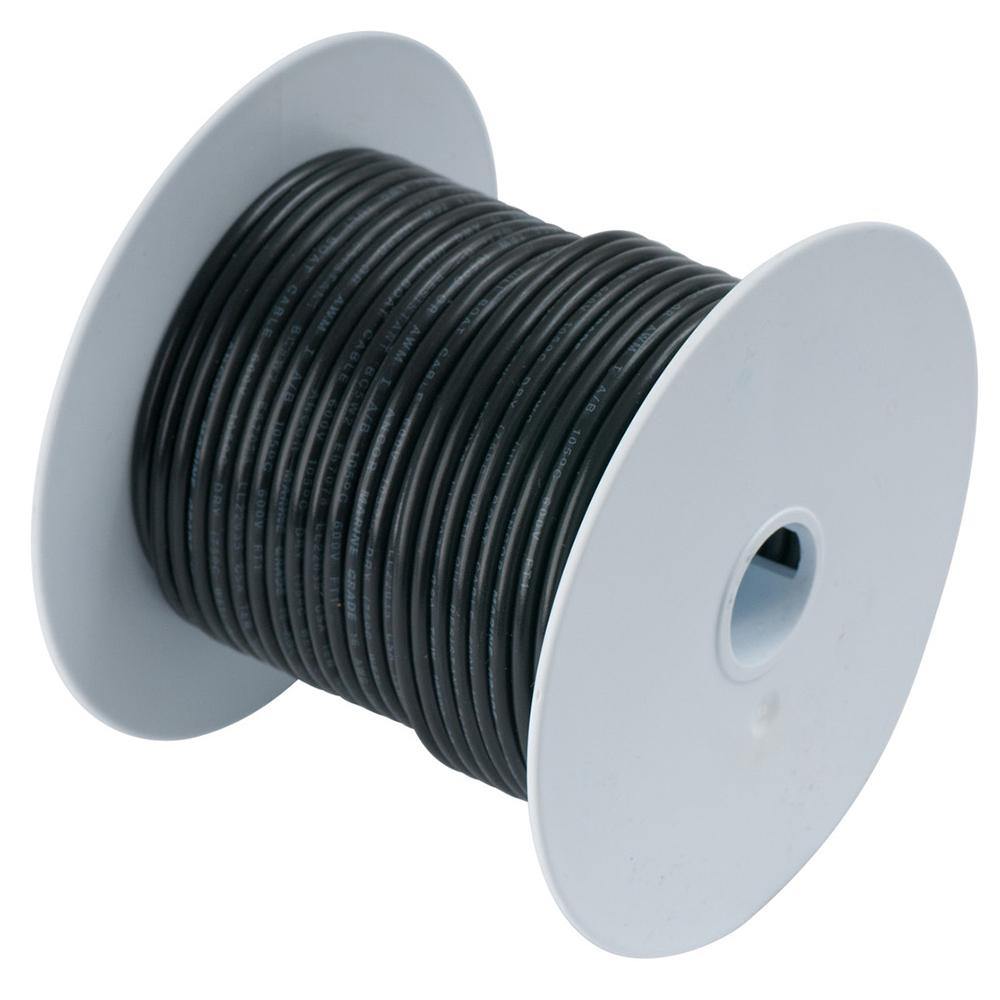 Ancor Black 14AWG Tinned Copper Wire - 18' [184003] - Bulluna.com