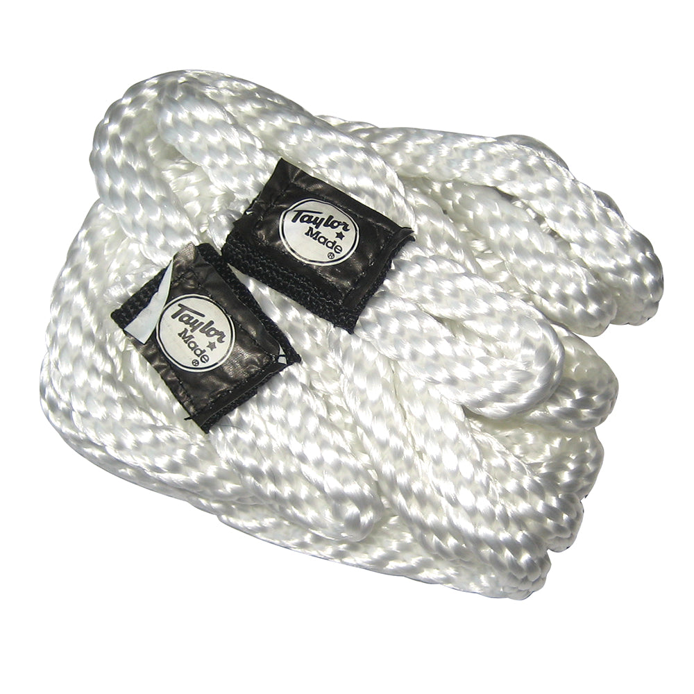 Taylor Made Fender Loc Fender Lines - 3/8" x 72" - Pair - White [11311] - Bulluna.com