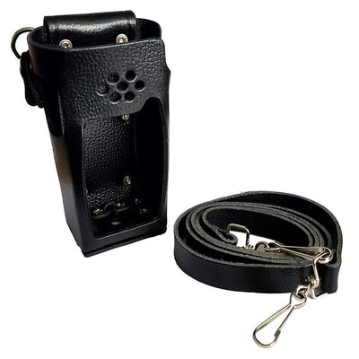 Standard Horizon Leather Case w/Belt Loop  Shoulder Strap [SHC-18] - Bulluna.com