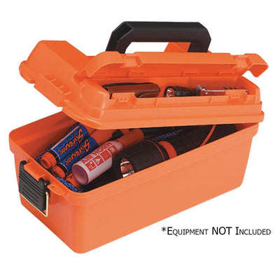 Plano Small Shallow Emergency Dry Storage Supply Box - Orange [141250] - Bulluna.com