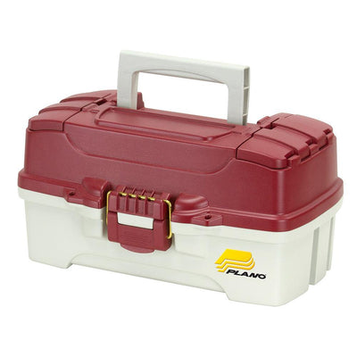 Plano 1-Tray Tackle Box w/Duel Top Access - Red Metallic/Off White [620106] - Bulluna.com