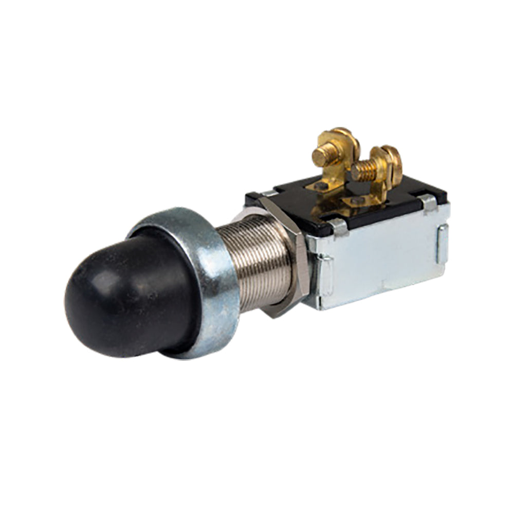 BEP 2-Position SPST Moisture Sealed Push Button Switch - OFF/(ON) [1001503] - Bulluna.com