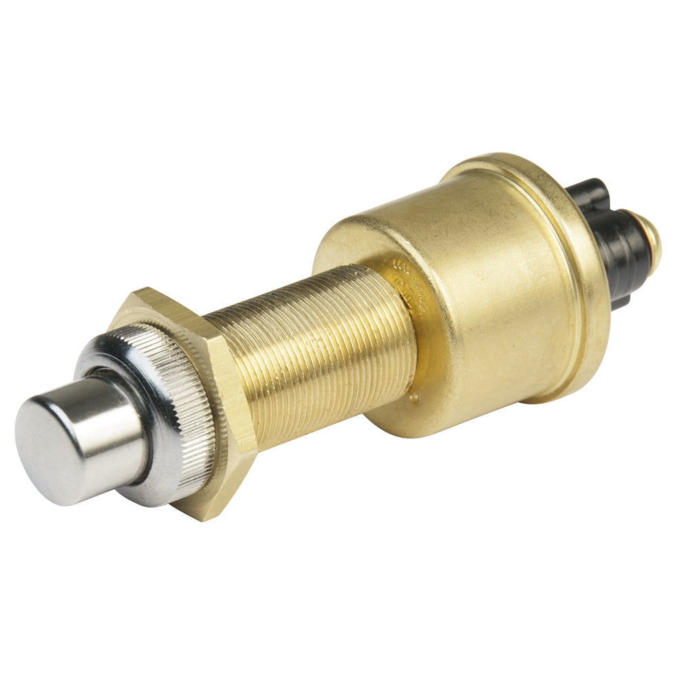 BEP 2-Position SPST Heavy-Duty Push Button Switch - OFF/(ON) - 35 Amp [1001504] - Bulluna.com
