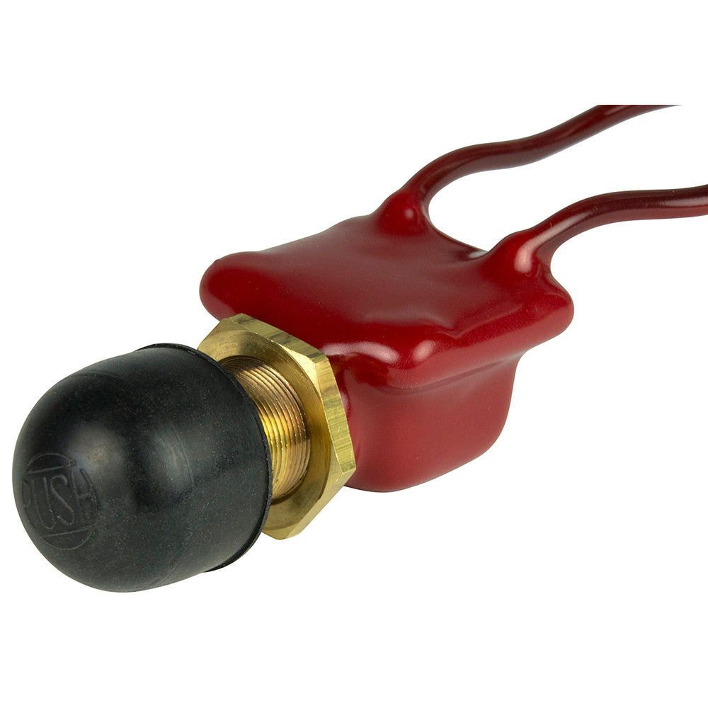 BEP 2-Position SPST PVC Coated Push Button Switch - OFF/(ON) [1001506] - Bulluna.com