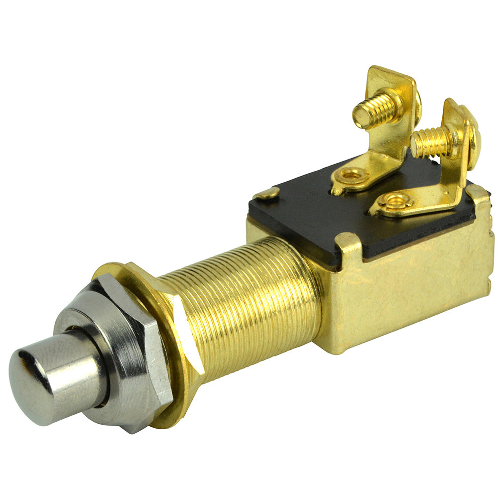 BEP 2-Position SPST Recessed Push Button Switch - OFF/(ON) [1001507] - Bulluna.com