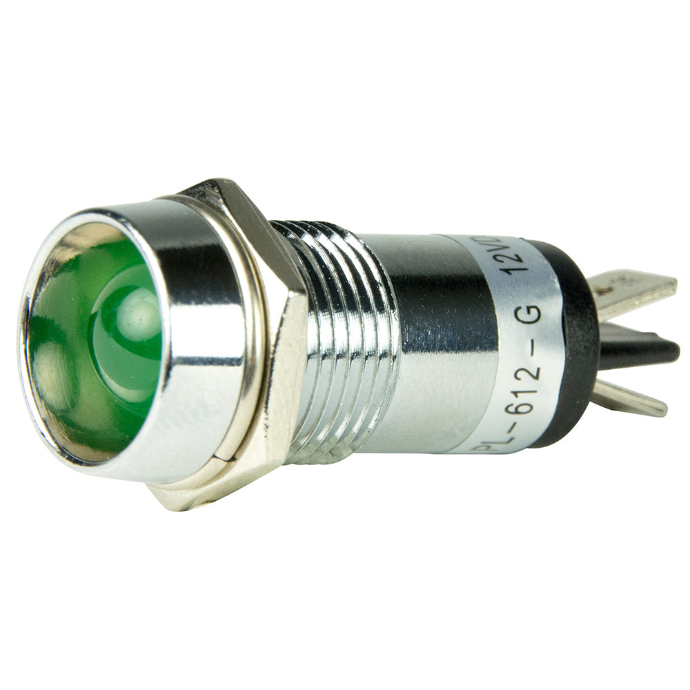 BEP LED Pilot Indicator Light - 12V - Green [1001103] - Bulluna.com