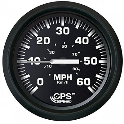Faria Euro Black 4" Speedometer 60MPH (GPS) [32816] - Bulluna.com