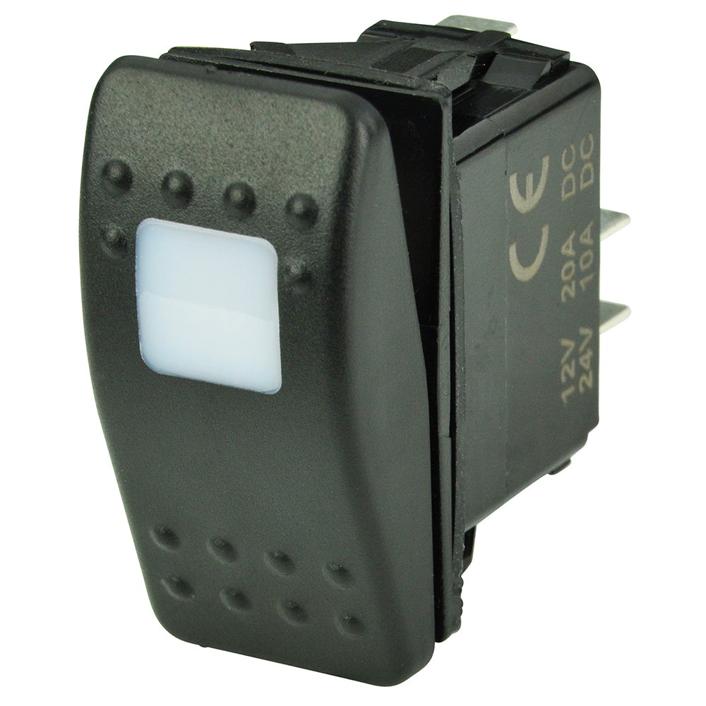 BEP SPST Contura Switch - 1-Amber LED - OFF/ON [1001801] - Bulluna.com