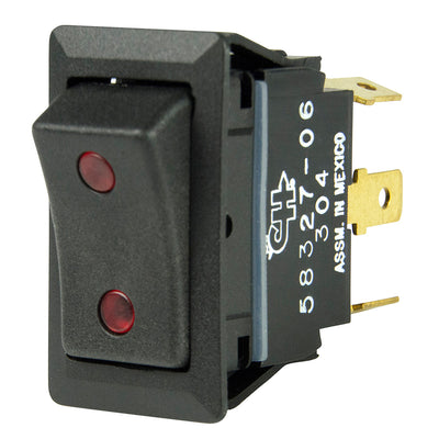 BEP SPDT Rocker Switch - 2-LEDs - 12V/24V - ON/OFF/ON [1001715] - Bulluna.com