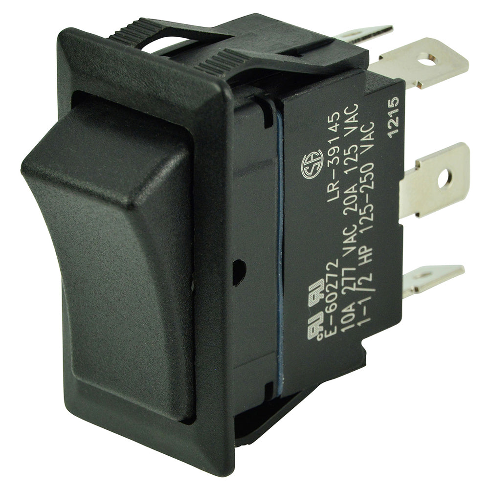 BEP DPDT Rocker Switch - 12V/24V - ON/OFF/ON [1001712] - Bulluna.com