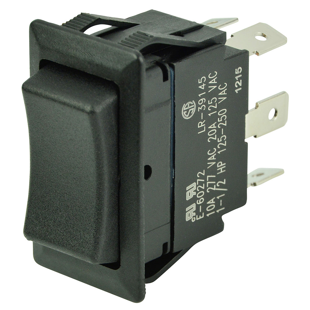 BEP DPDT Rocker Switch - 12V/24V - (ON)/OFF/(ON) [1001713] - Bulluna.com