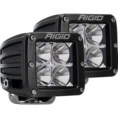 RIGID Industries D-Series PRO Hybrid-Flood LED - Pair - Black [202113] - Bulluna.com