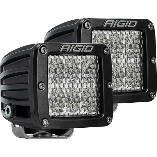 RIGID Industries D-Series PRO Specter-Diffused LED - Pair - Black [502513] - Bulluna.com