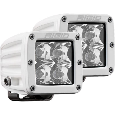 RIGID Industries D-Series PRO Hybrid-Spot LED - Pair - White [602213] - Bulluna.com