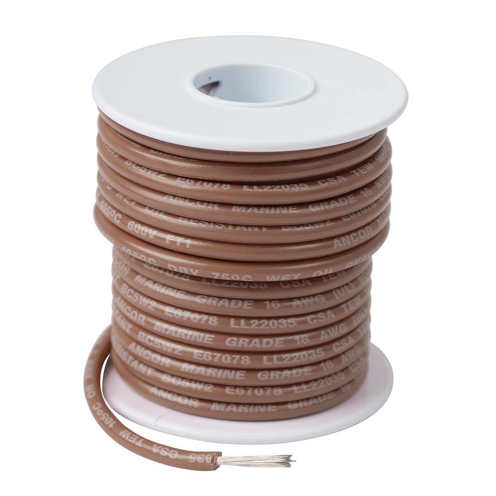 Ancor Tan 16 AWG Tinned Copper Wire - 100 [101810] - Bulluna.com
