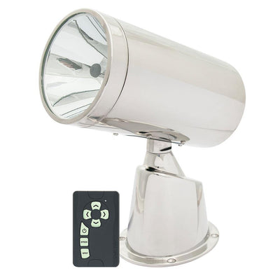 Marinco Wireless Stainless Steel Spotlight/Floodlight w/Remote [22150A] - Bulluna.com