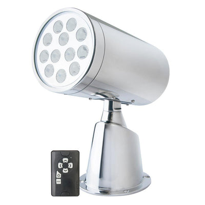 Marinco Wireless LED Stainless Steel Spotlight w/Remote [23050A] - Bulluna.com