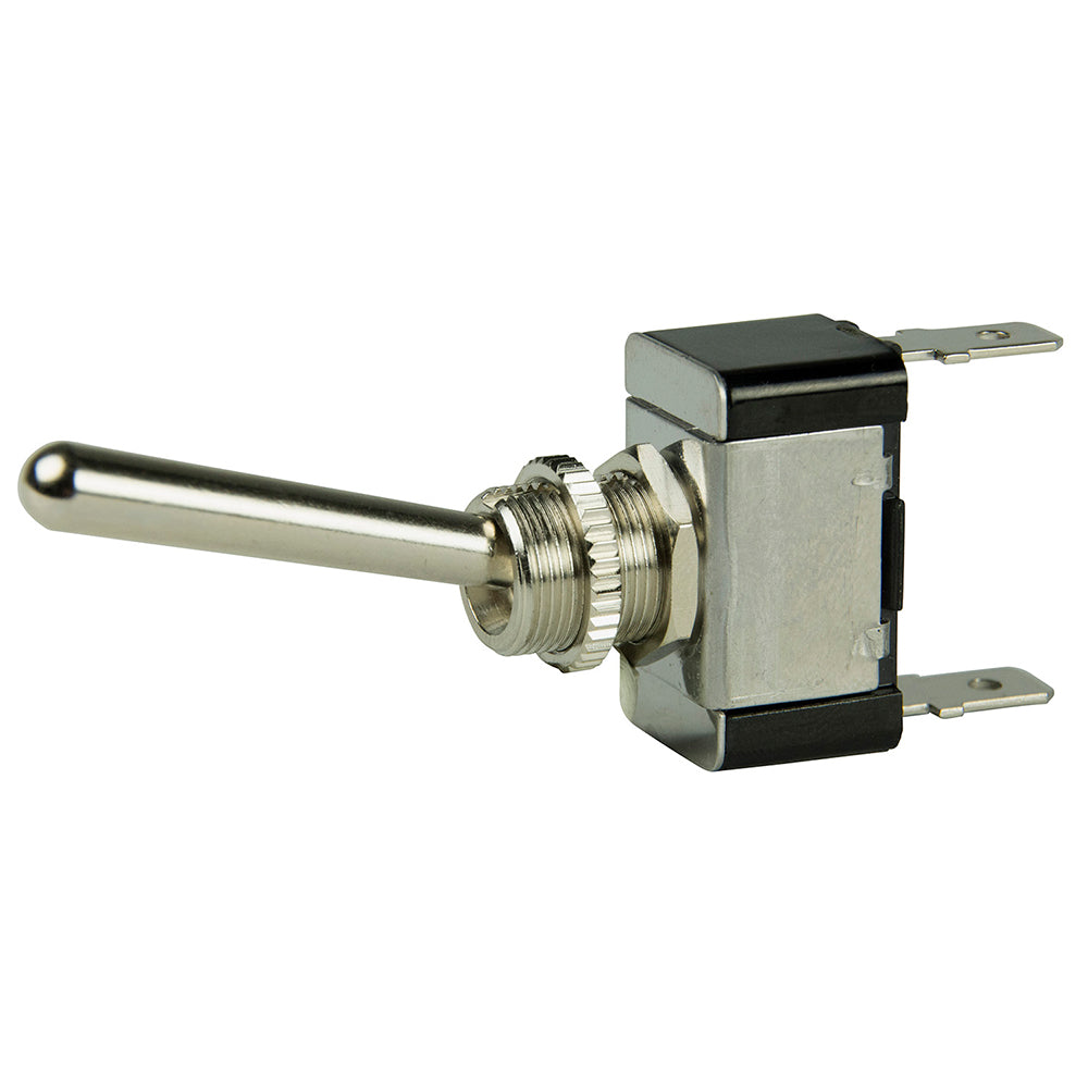 BEP SPST Chrome Plated Long Handle Toggle Switch - ON/OFF [1002013] - Bulluna.com